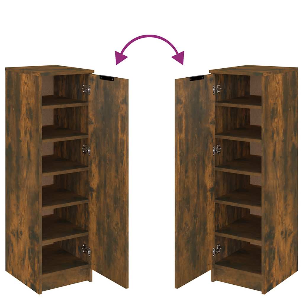 Shoe Cabinet 30X35X100 Cm Engineered Wood