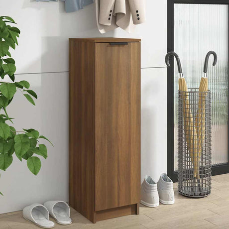 Shoe Cabinet 30X35X100 Cm Engineered Wood