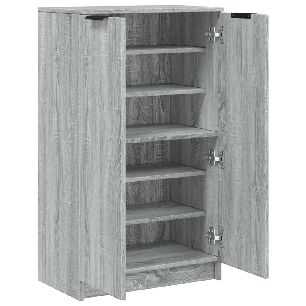 Shoe Cabinet 59X35X100 Cm Engineered Wood