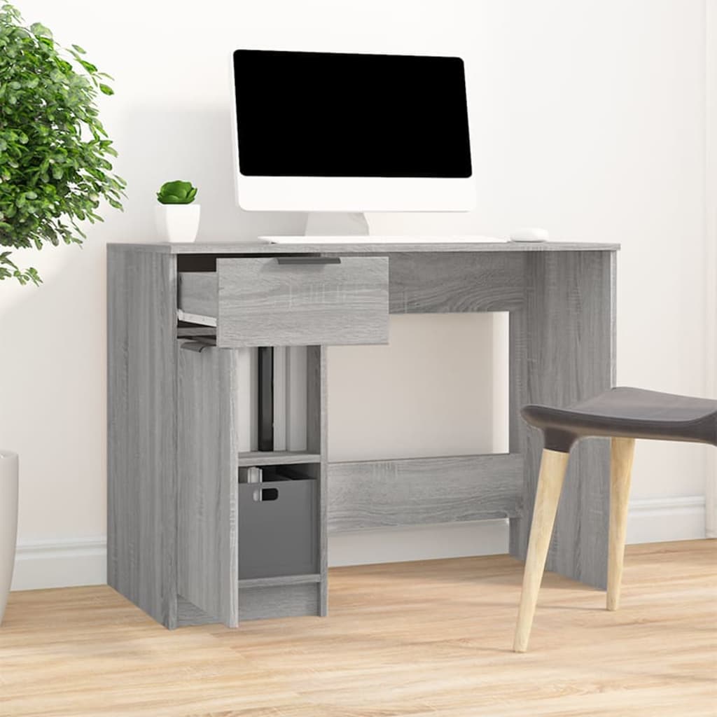 Desk 100X50X75 Cm Engineered Wood