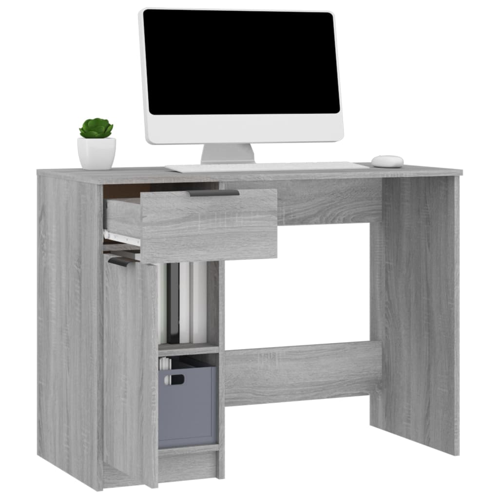 Desk 100X50X75 Cm Engineered Wood