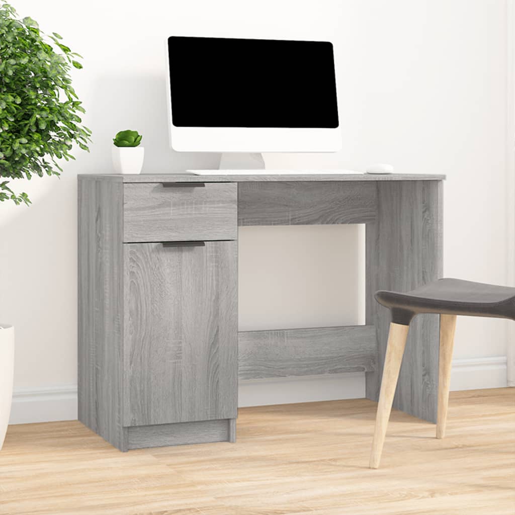 Desk 100X50X75 Cm Engineered Wood