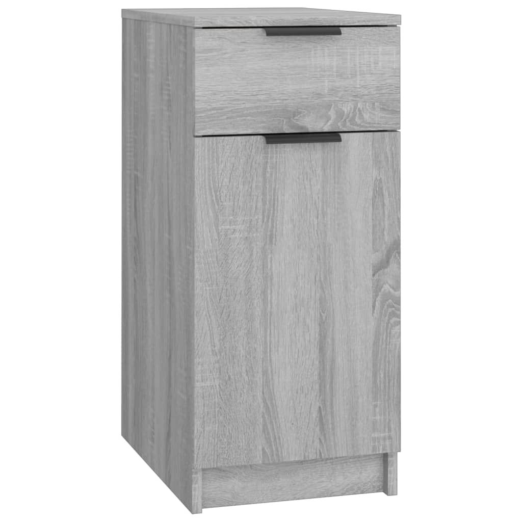 Desk Cabinet 33.5X50X75 Cm Engineered Wood