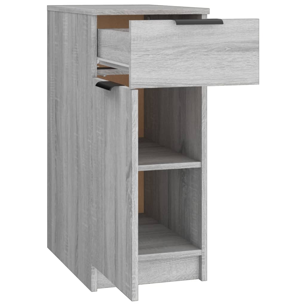 Desk Cabinet 33.5X50X75 Cm Engineered Wood