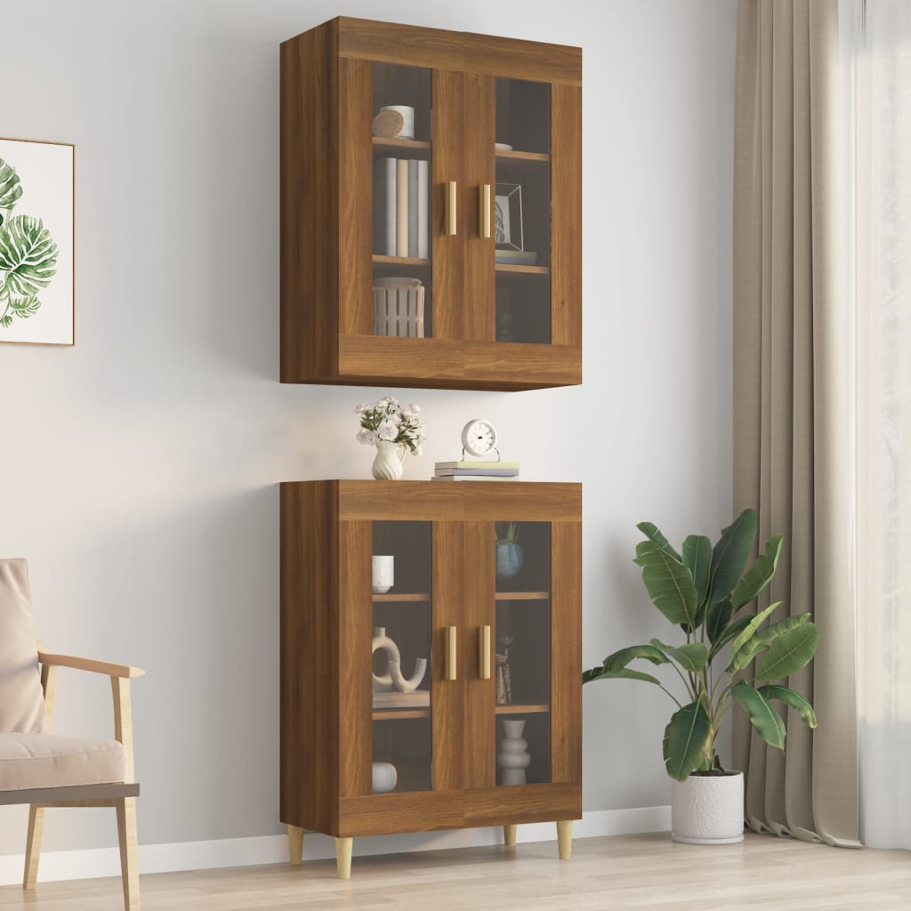 Hanging Wall Cabinet 69.5X34X90 Cm