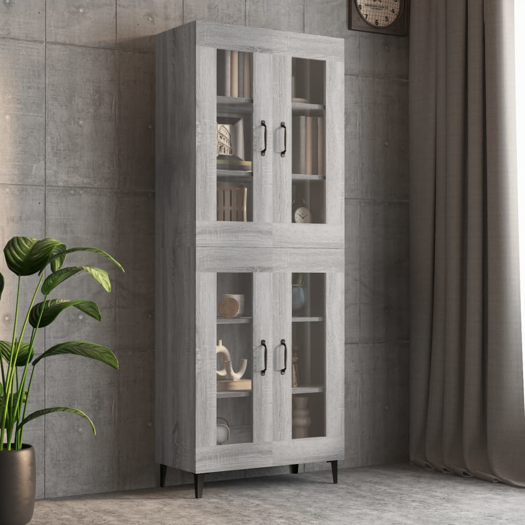Hanging Wall Cabinet 69.5X34X90 Cm