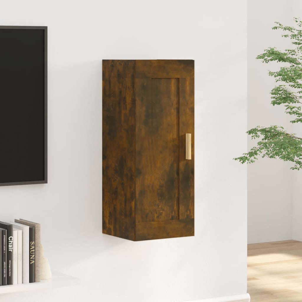 Wall Cabinet 35X34X90 Cm Engineered Wood