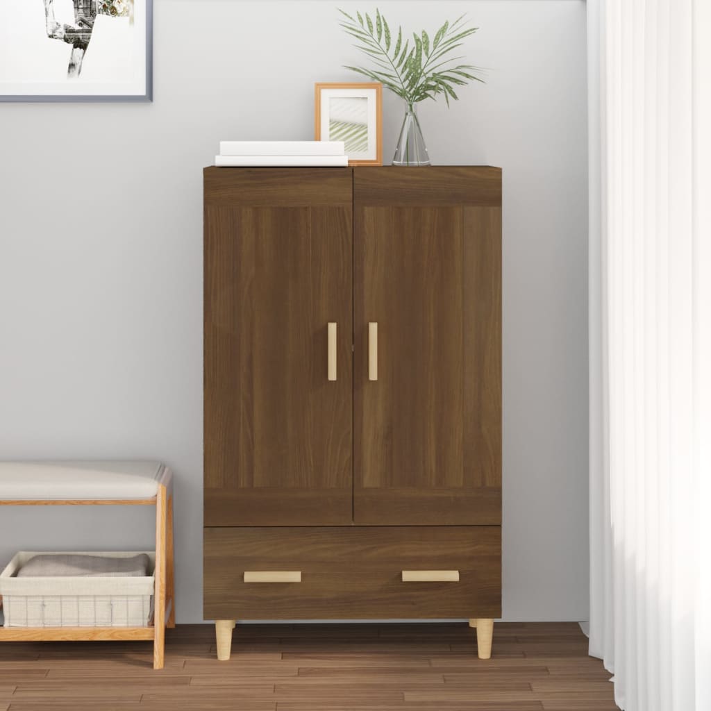 Highboard 70X31X115 Cm Engineered Wood