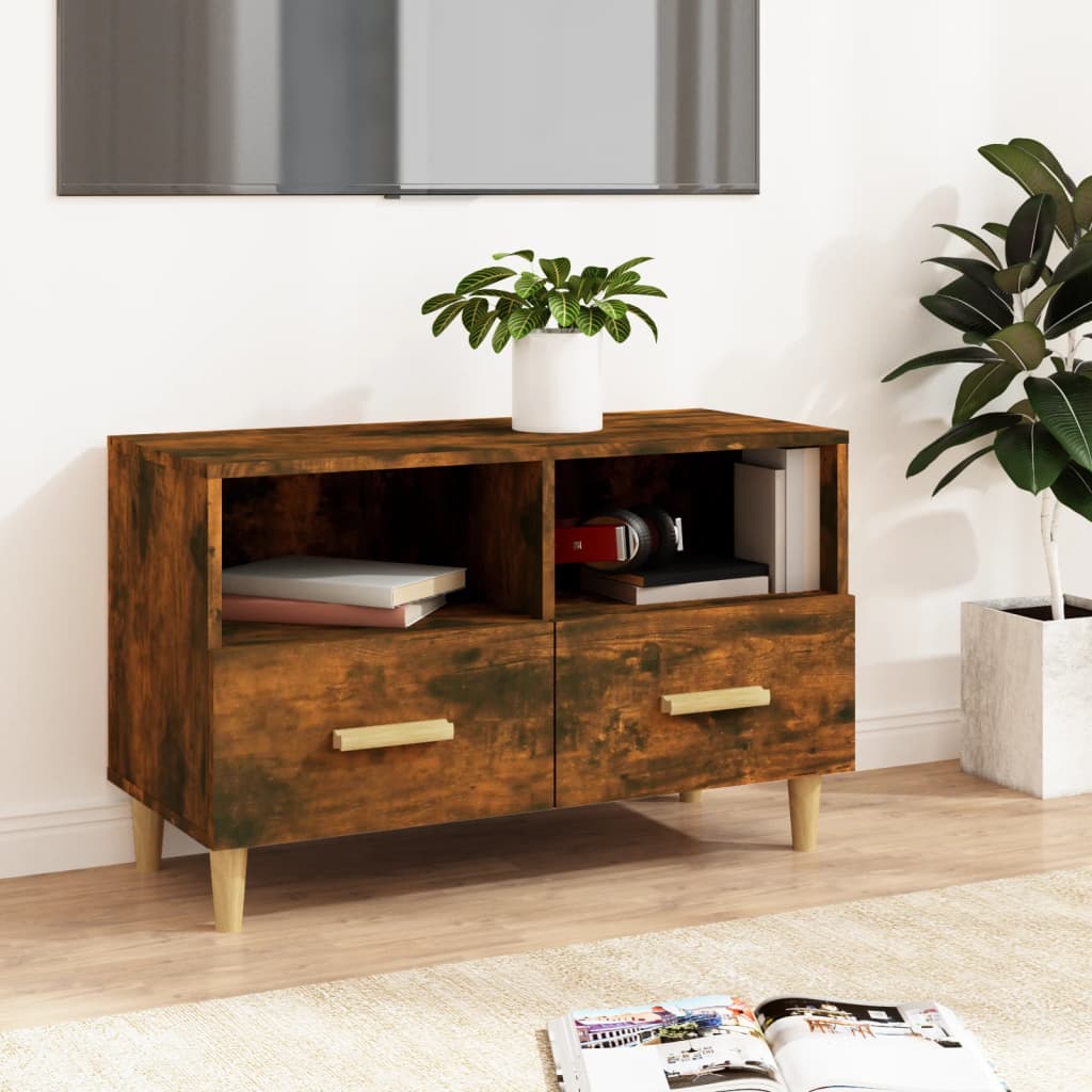 Tv Cabinet 80X36X50 Cm Engineered Wood
