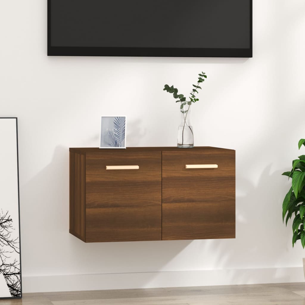 Wall Cabinet 60X36.5X35 Cm Engineered Wood