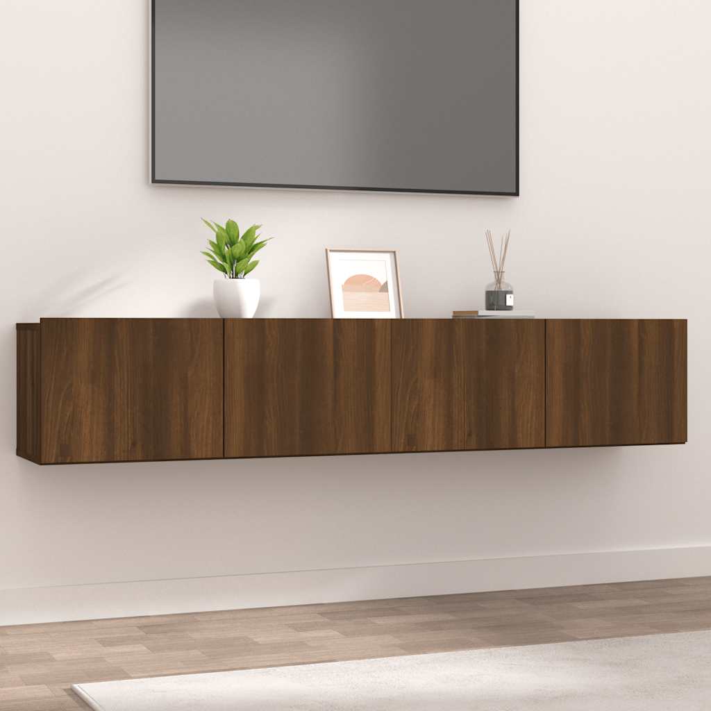 Tv Cabinets 2 Pcs 80X30X30 Cm Engineered Wood