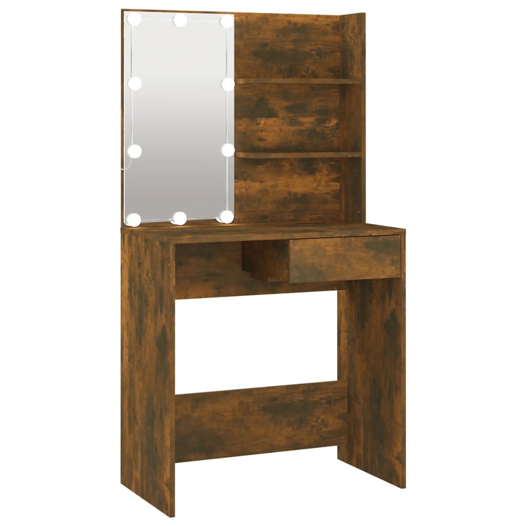 Dressing Table With Led 74.5X40X141 Cm
