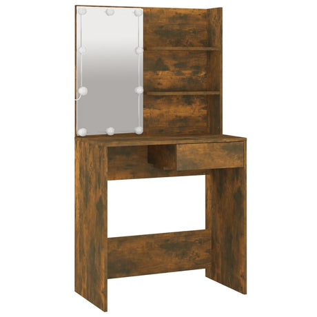 Dressing Table With Led 74.5X40X141 Cm