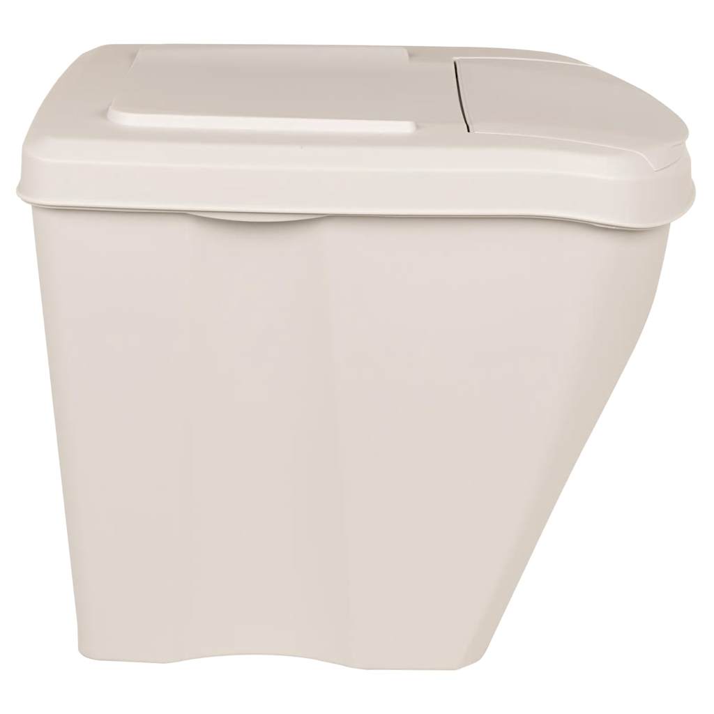 Stackable Garbage Bin Boxes 3 Pcs 75 L Polypropylene