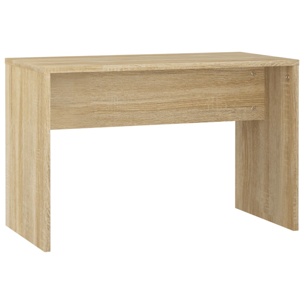 Dressing Table Set With Led Engineered Wood