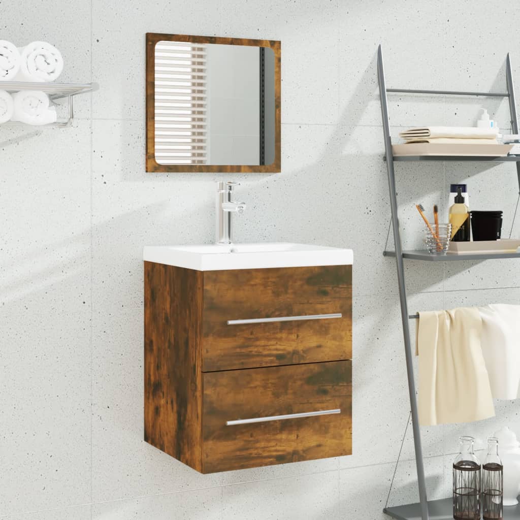 Sink Cabinet With Built-In Basin Engineered Wood