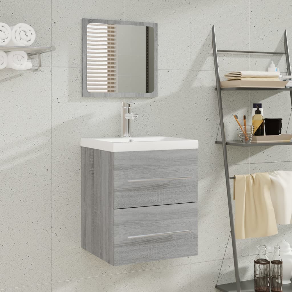 Sink Cabinet With Built-In Basin Engineered Wood