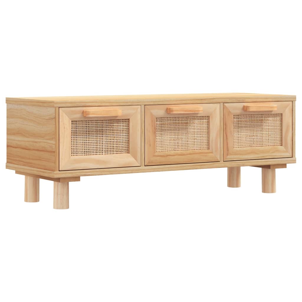 Coffee Table 80X40X30 Cm Engineered Wood&Solid Wood Pine