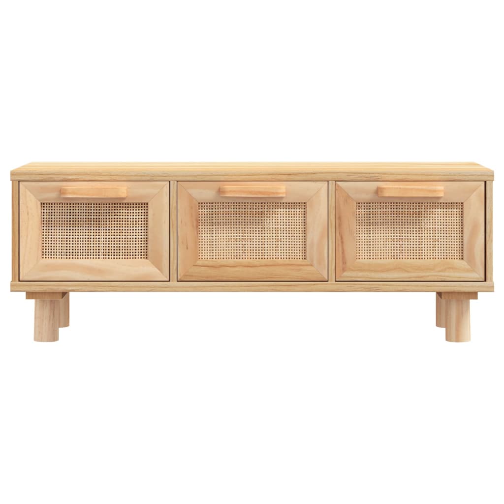 Coffee Table 80X40X30 Cm Engineered Wood&Solid Wood Pine