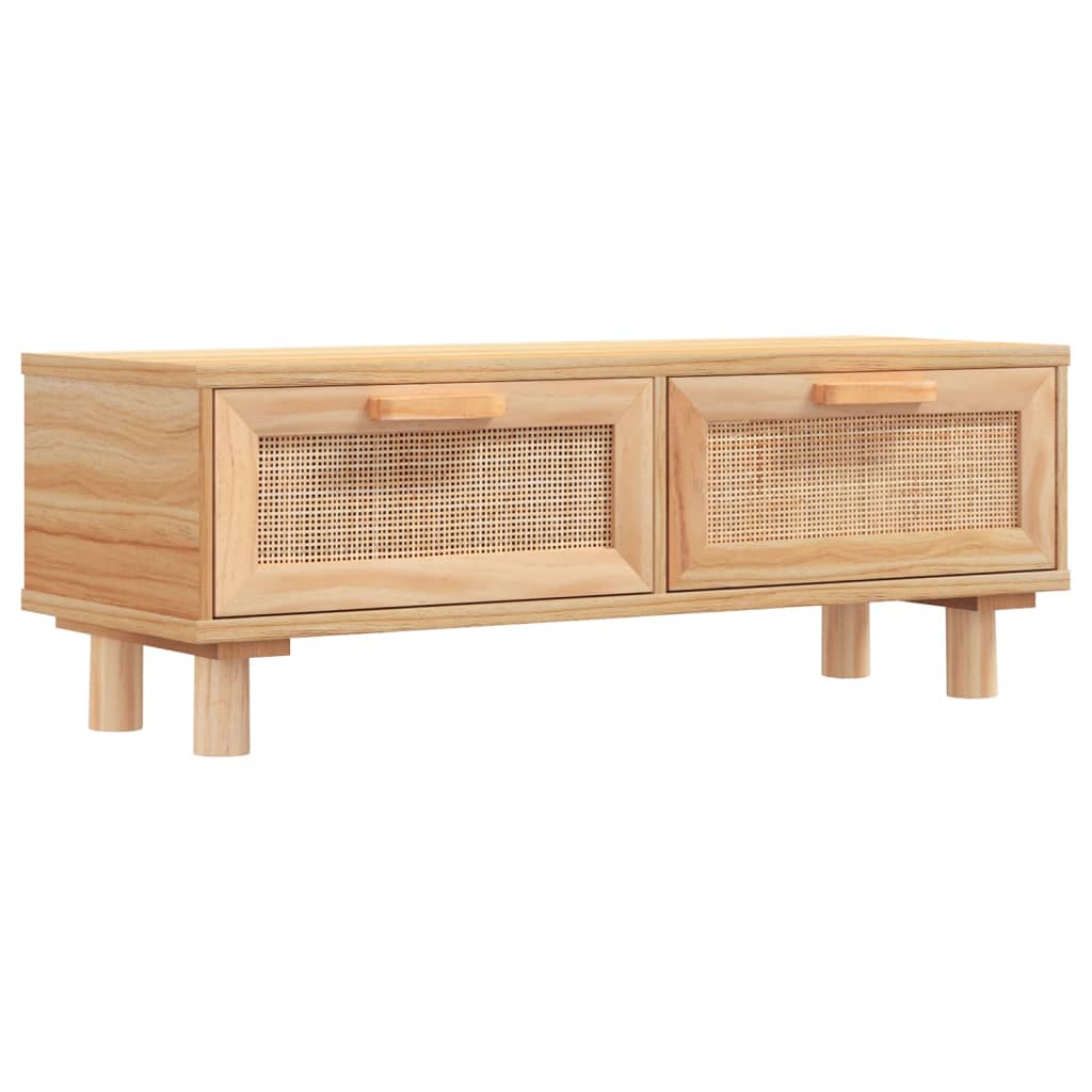 Coffee Table 80X40X30 Cm Engineered Wood&Solid Wood Pine