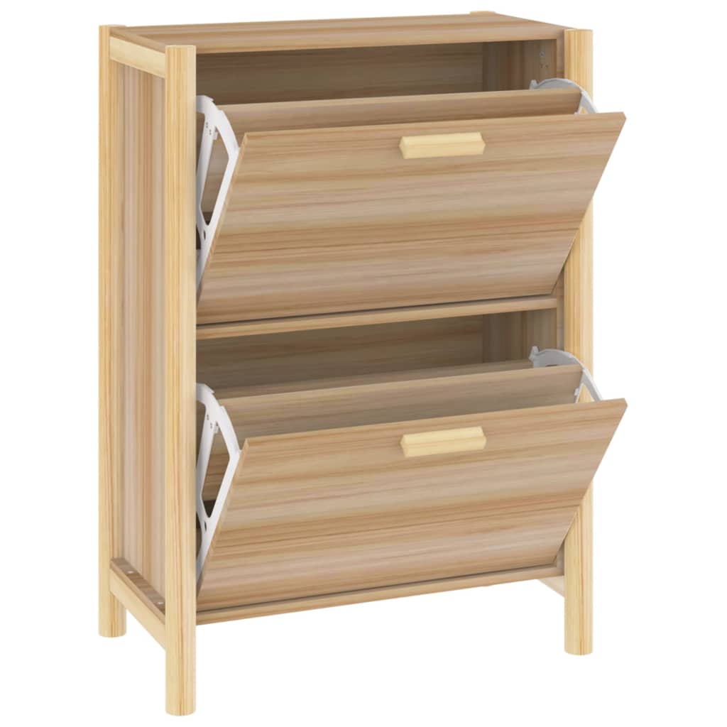 Shoe Cabinet 57.5X33X80 Cm Engineered Wood