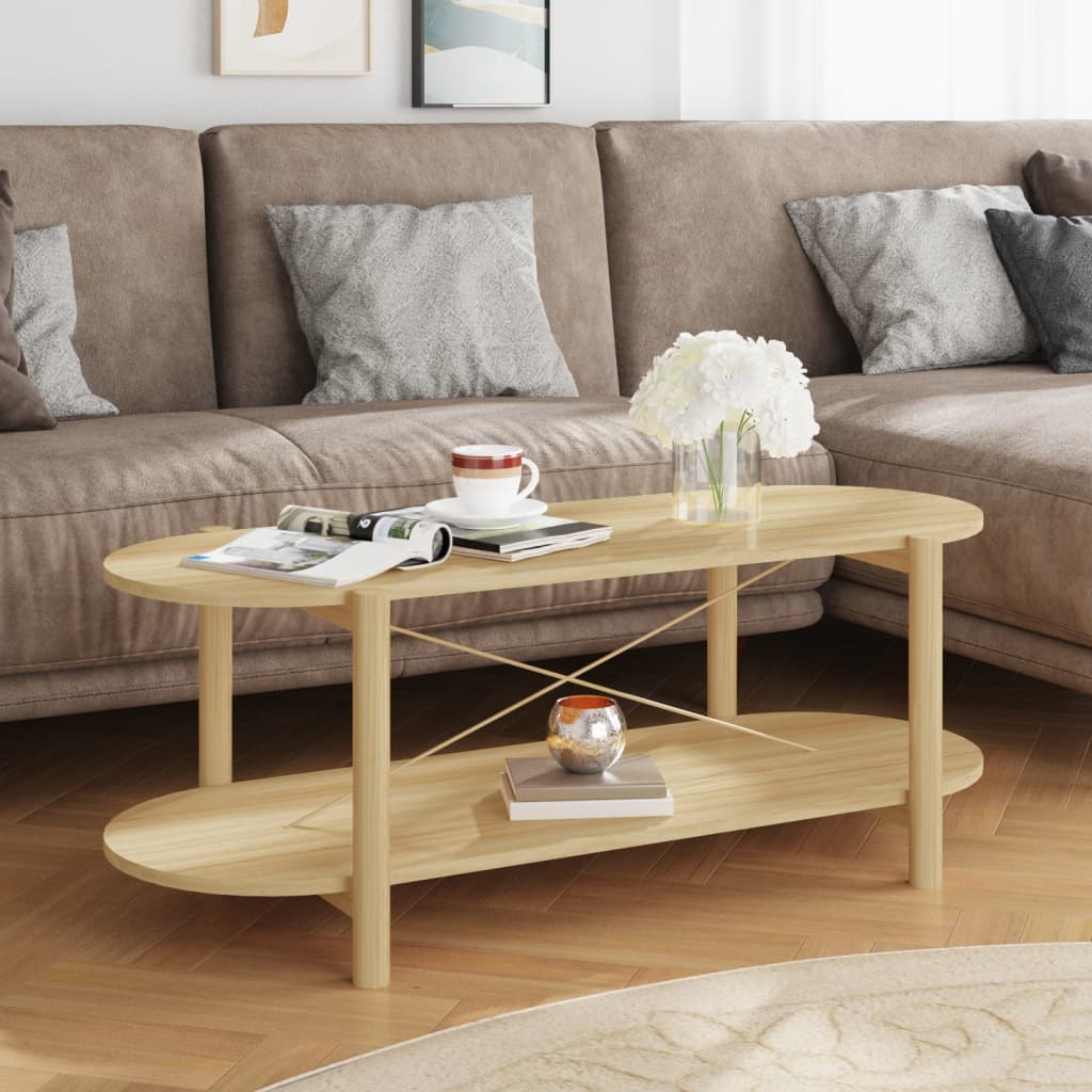 Coffee Table 110X48X40 Cm Engineered Wood