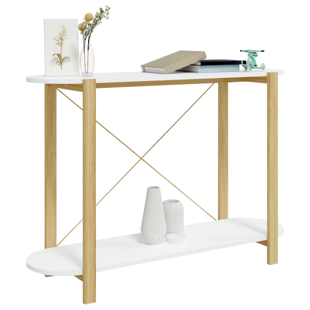 Console Table 110X38X75 Cm Engineered Wood