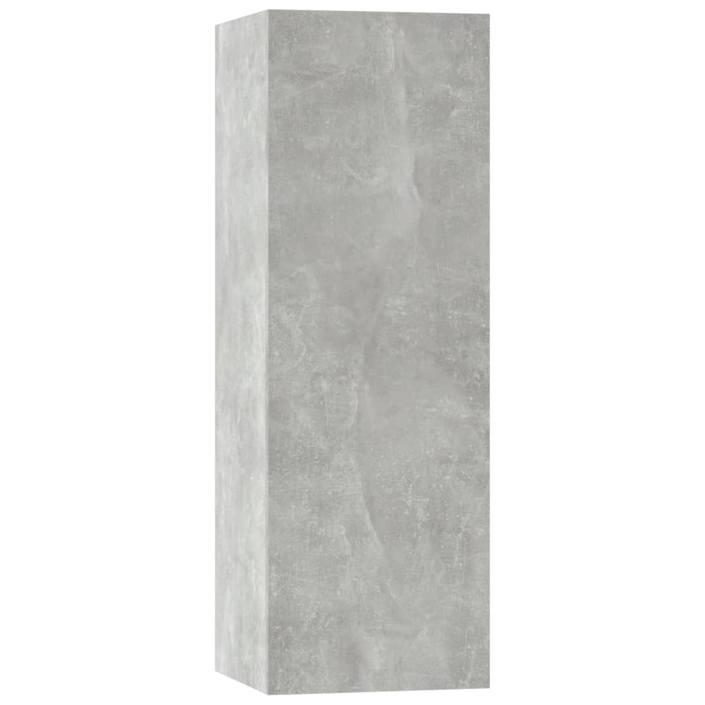 5 Piece Tv Cabinet Set Concrete Grey Engineered Wood