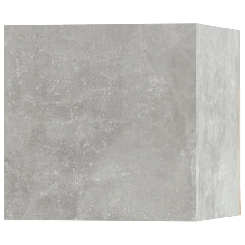 5 Piece Tv Cabinet Set Concrete Grey Engineered Wood