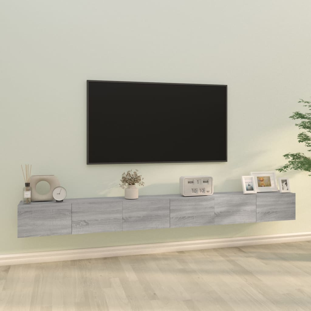 3 Piece Tv Cabinet Set Engineered Wood