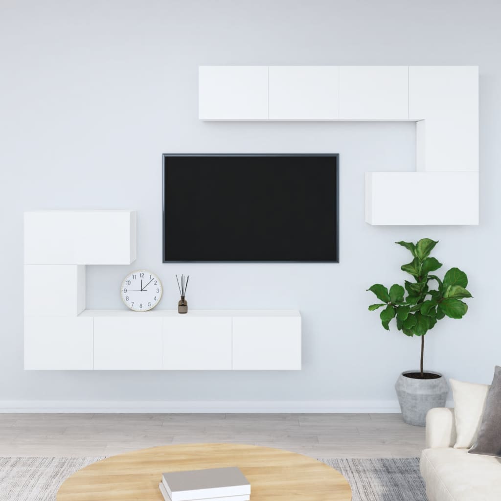 Wall-Mounted Tv Cabinet Engineered Wood