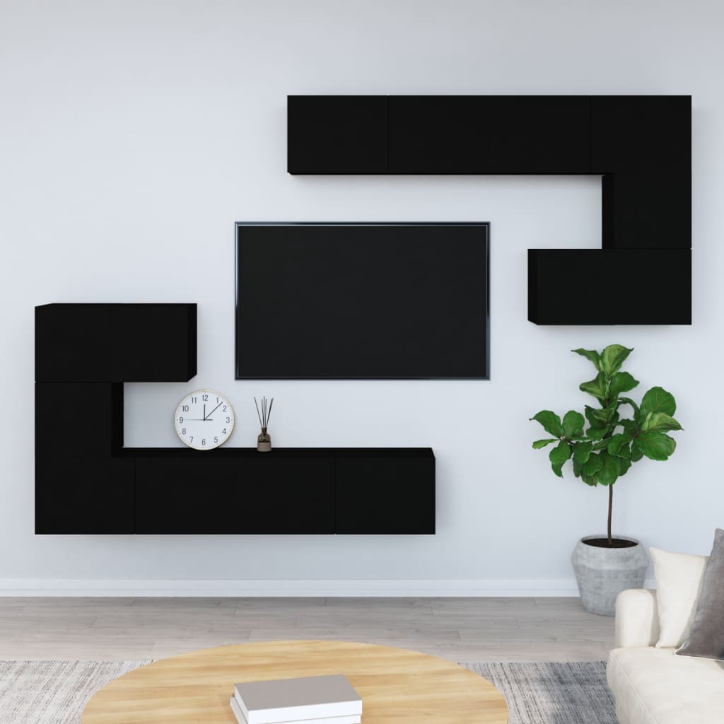 Wall-Mounted Tv Cabinet Engineered Wood
