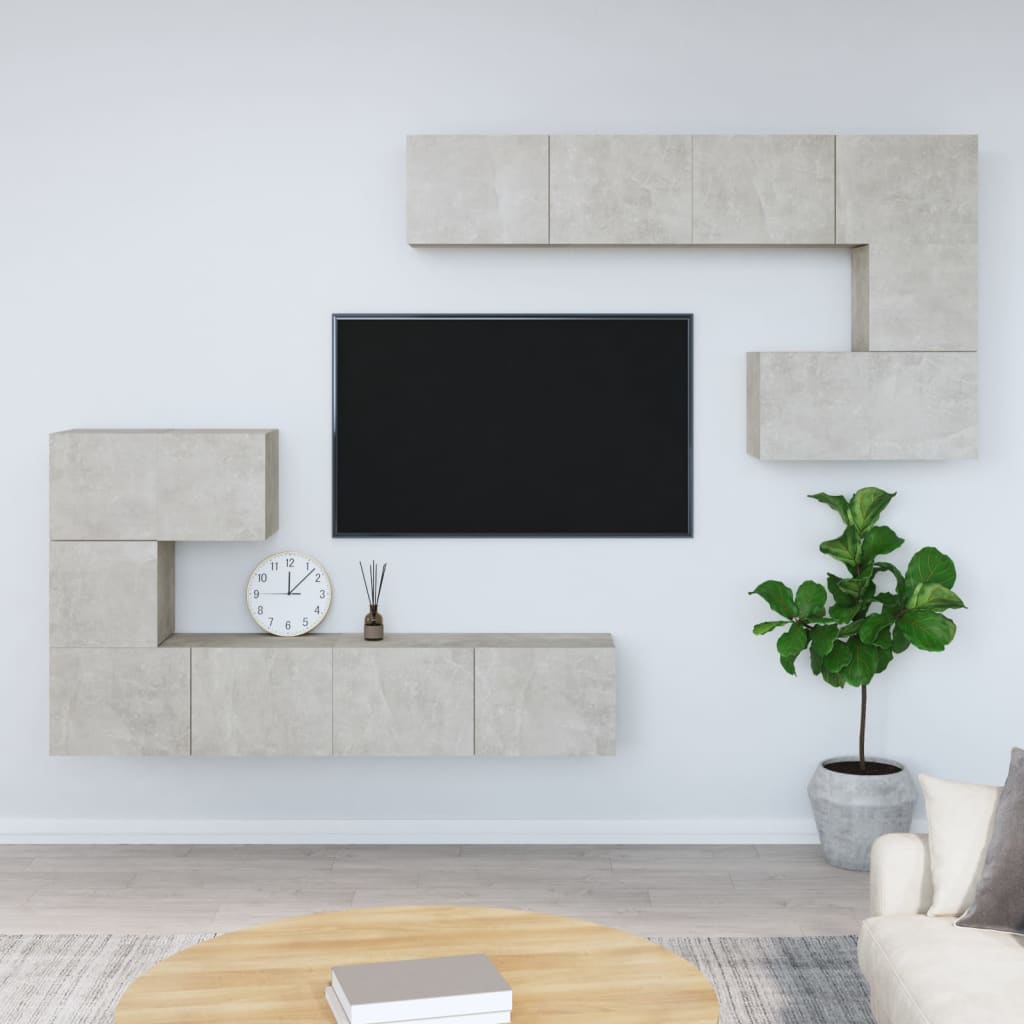 Wall-Mounted Tv Cabinet Engineered Wood