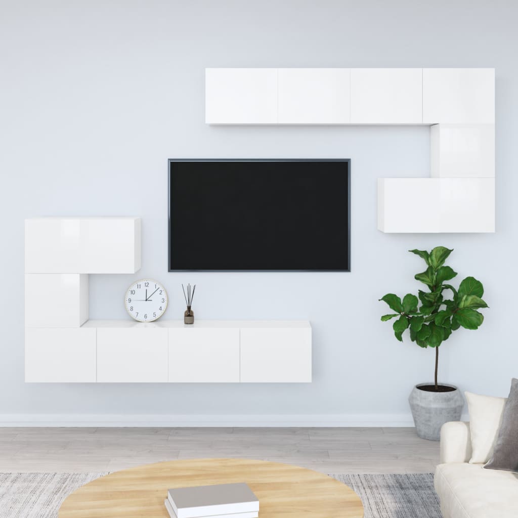 Wall-Mounted Tv Cabinet Engineered Wood