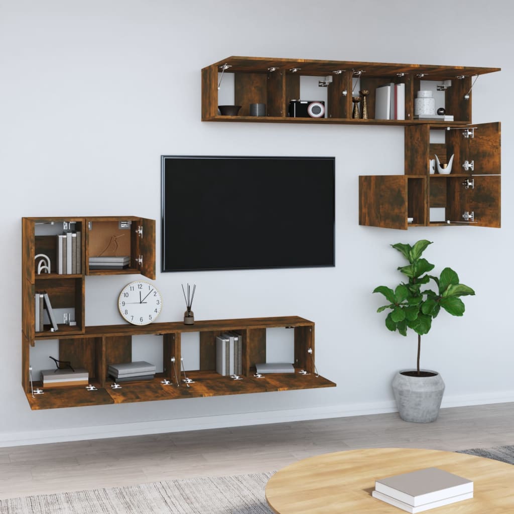 Wall-Mounted Tv Cabinet Engineered Wood