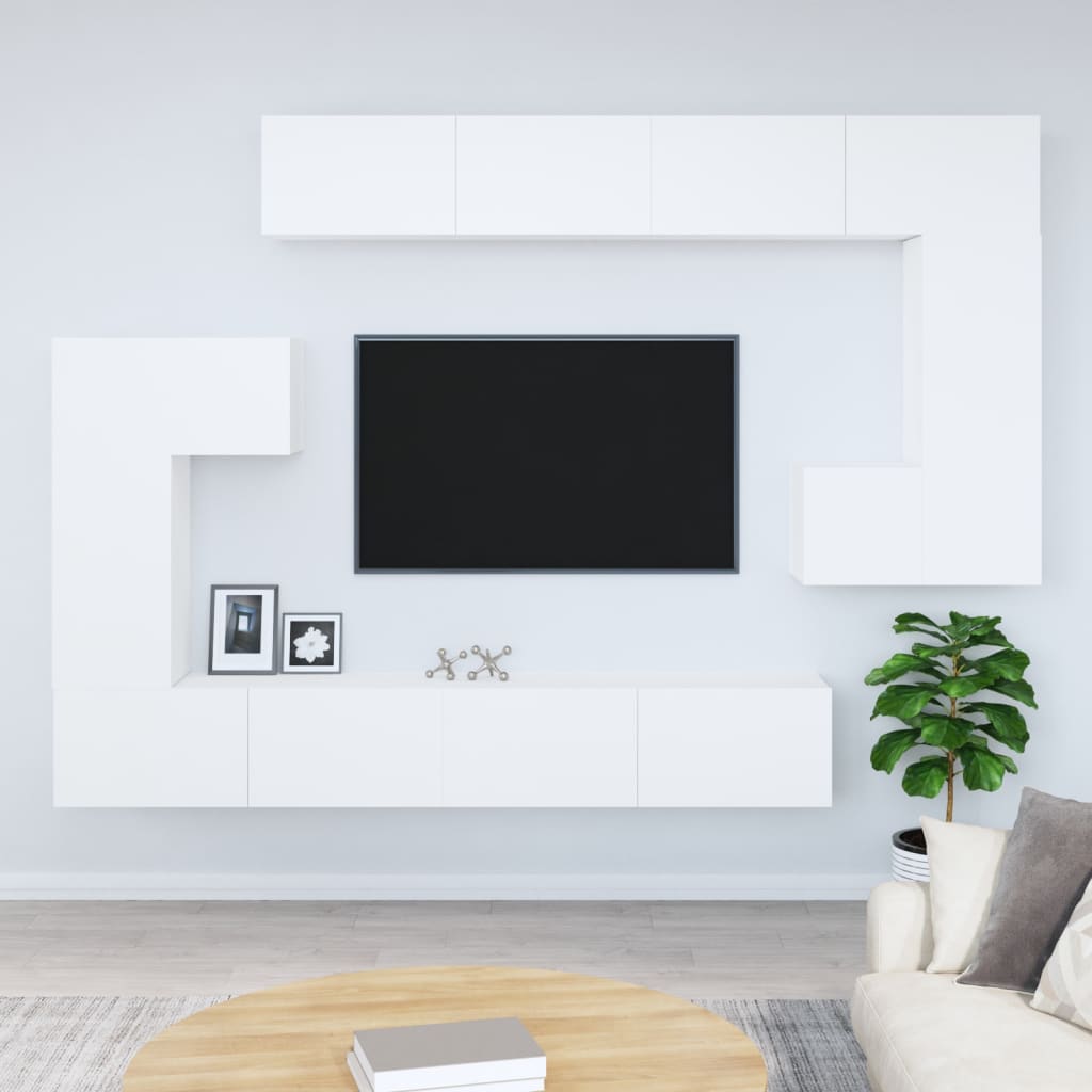 Wall-Mounted Tv Cabinet Engineered Wood
