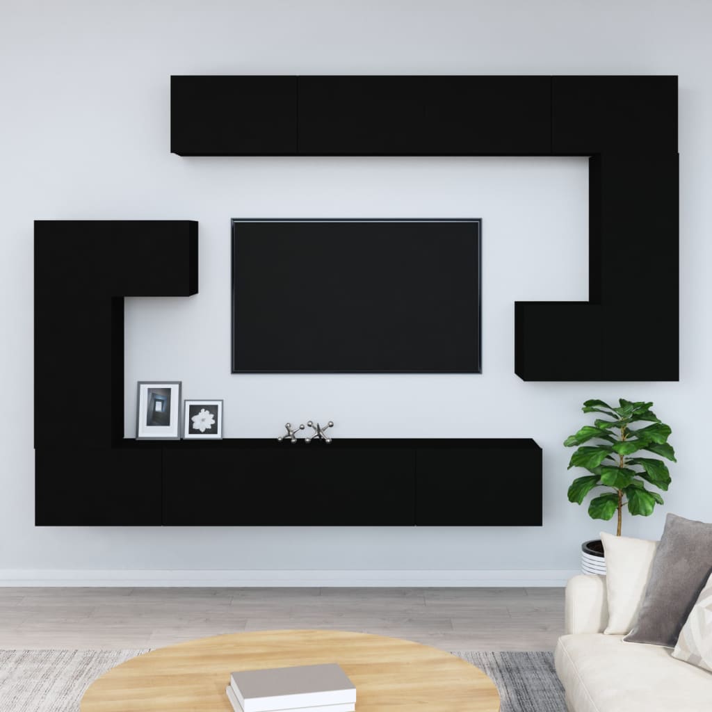 Wall-Mounted Tv Cabinet Engineered Wood