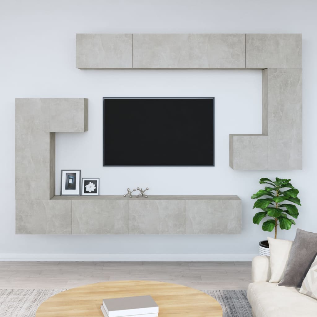 Wall-Mounted Tv Cabinet Engineered Wood