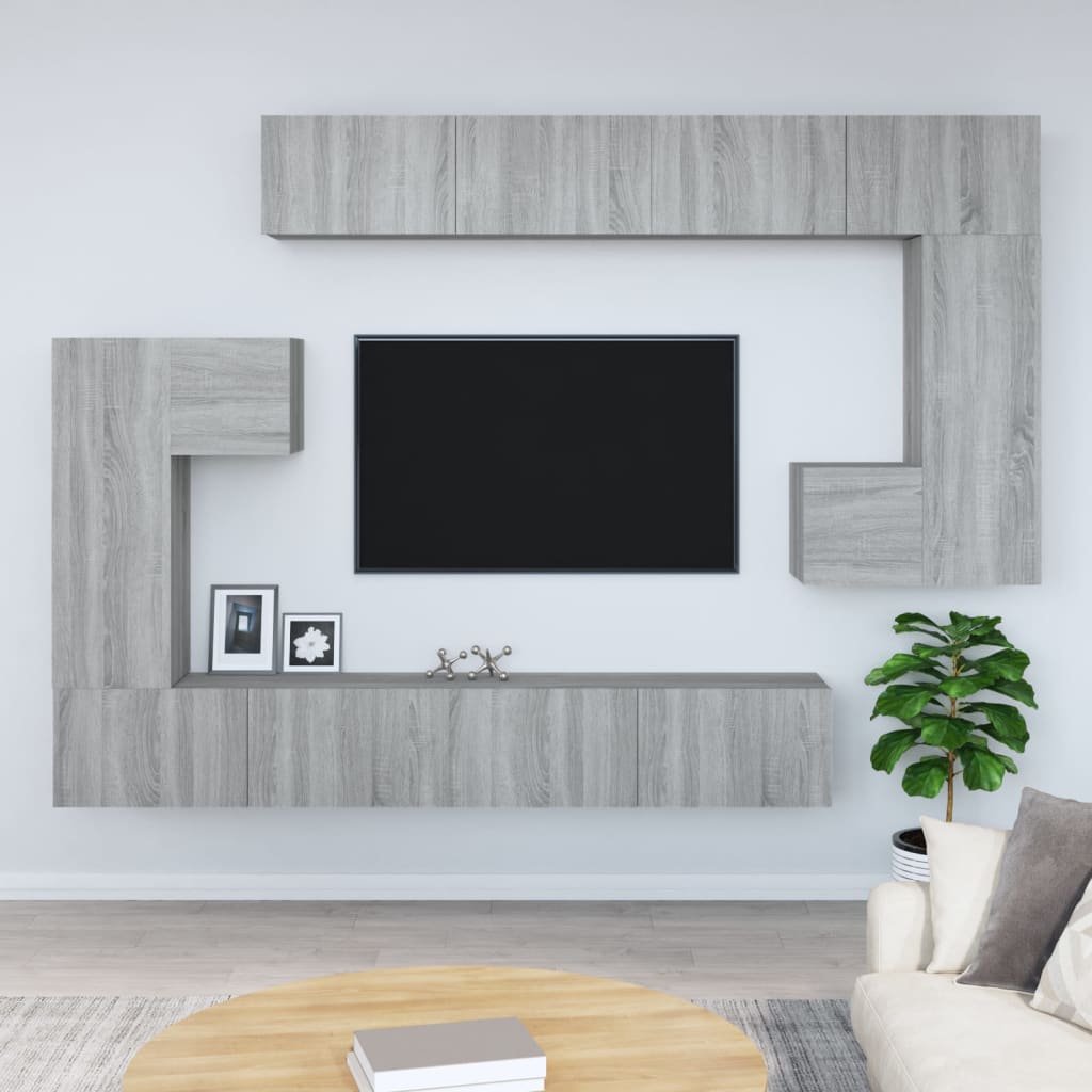 Wall-Mounted Tv Cabinet Engineered Wood