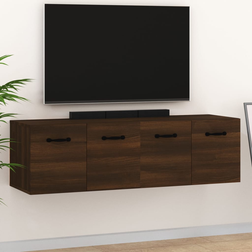 Wall Cabinets 2 Pcs 60X 36.5X35 Cm Engineered Wood
