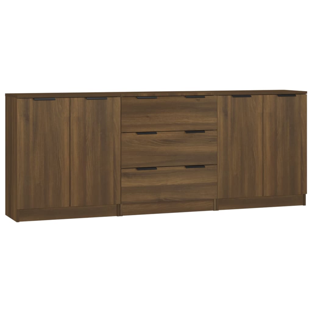 3 Piece Sideboards Engineered Wood
