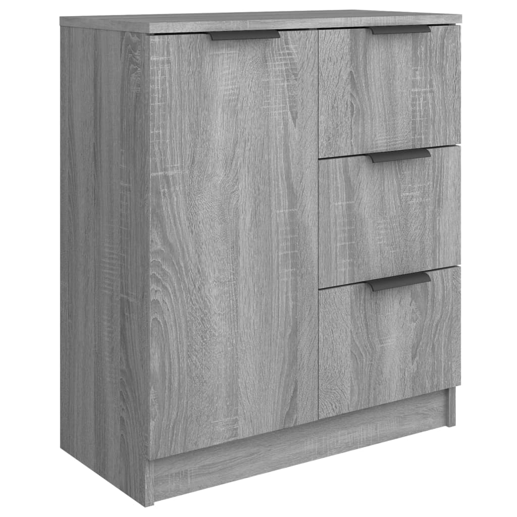 Sideboards 2 Pcs 60X30X70 Cm Engineered Wood