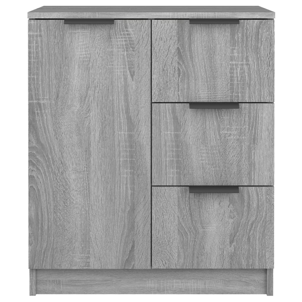 Sideboards 2 Pcs 60X30X70 Cm Engineered Wood