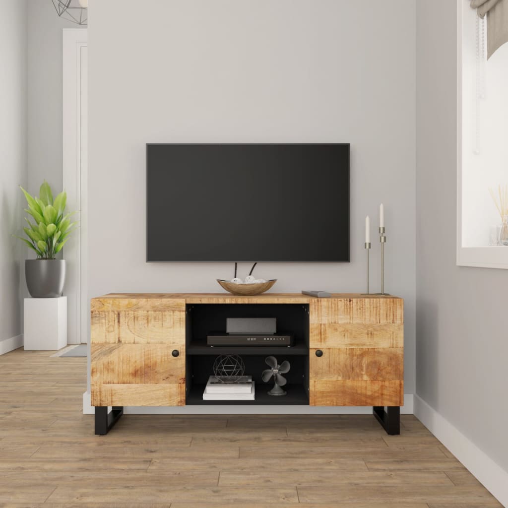 Tv Cabinet 105X33X46Cm Solid Wood Reclaimed