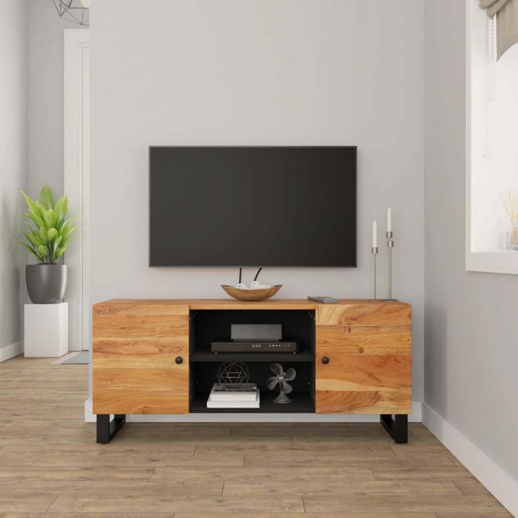 Tv Cabinet 105X33X46Cm Solid Wood Reclaimed