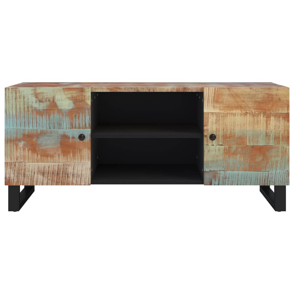 Tv Cabinet 105X33X46Cm Solid Wood Reclaimed