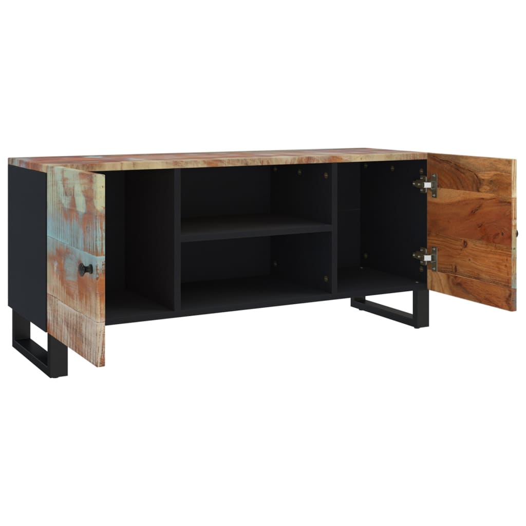 Tv Cabinet 105X33X46Cm Solid Wood Reclaimed