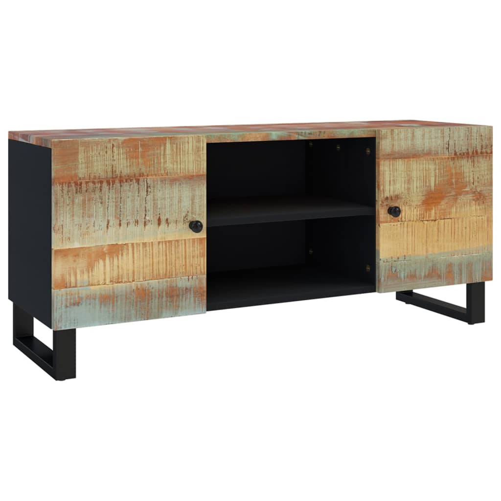 Tv Cabinet 105X33X46Cm Solid Wood Reclaimed