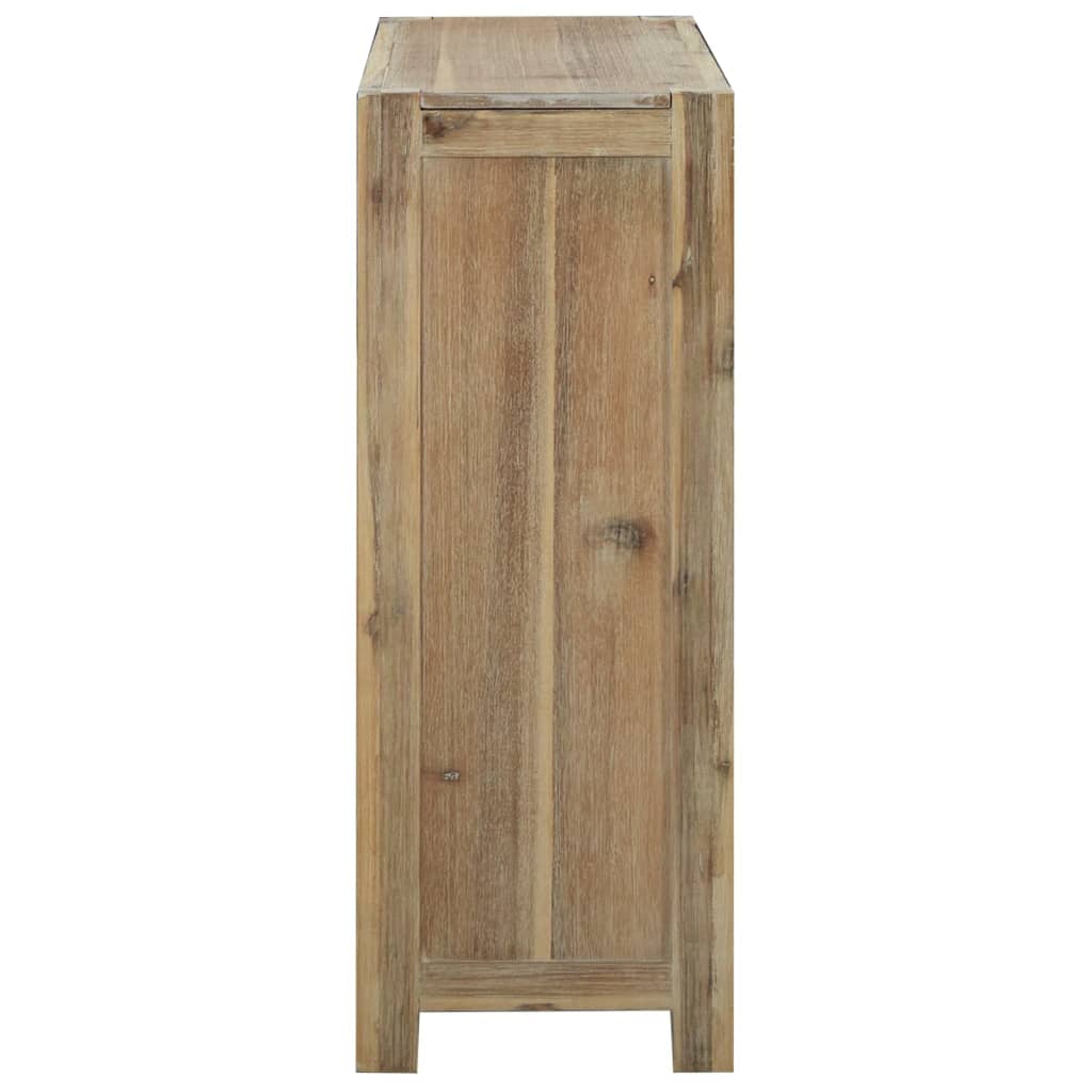 3-Tier Bookcase 80X30X Solid Wood Acacia