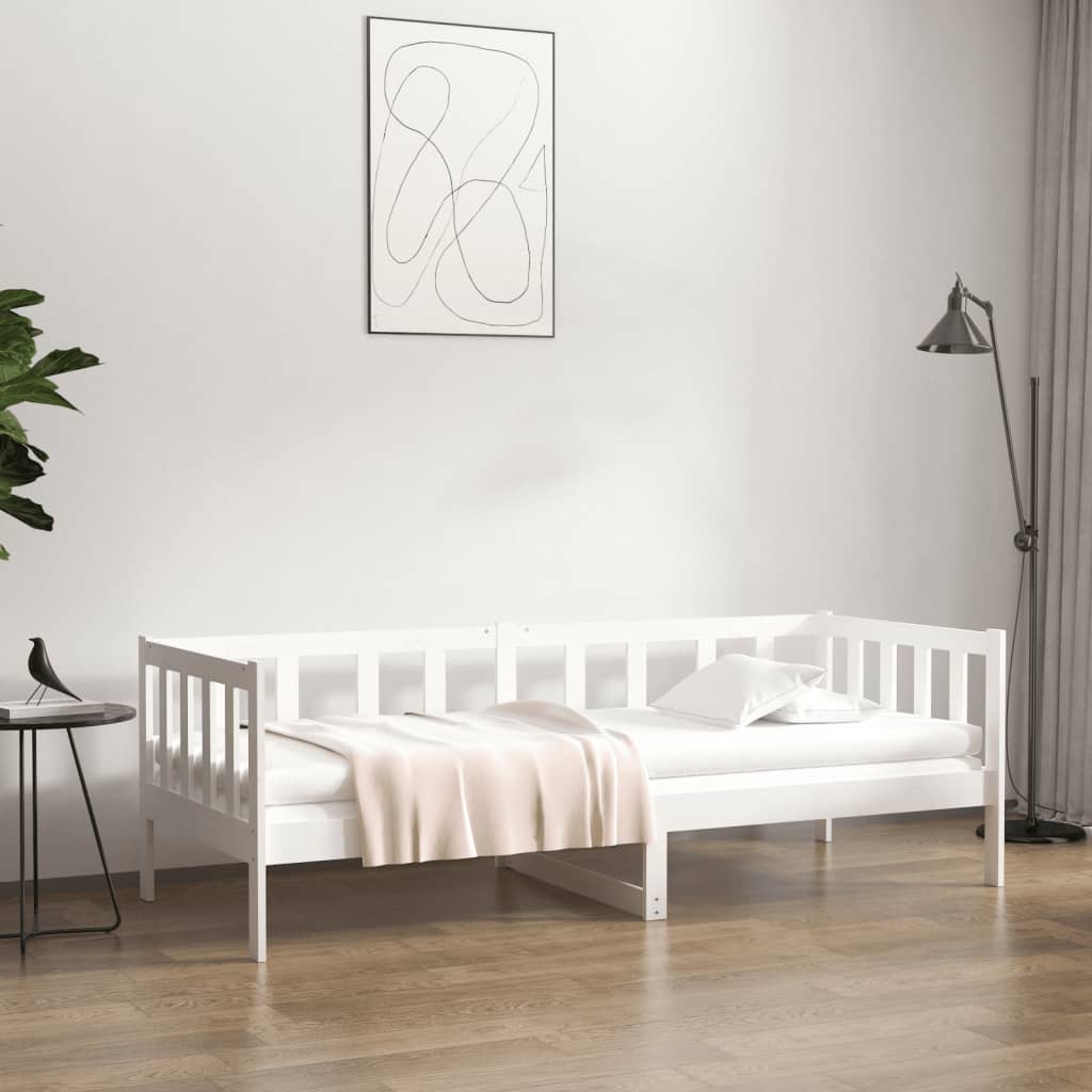 Day Bed Without Mattress Solid Wood Pine 90X200Cm